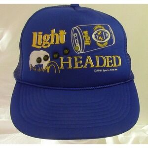 Vintage Miller Light Light Up Beer Hat 1991 SnapBack Hat Party Hat